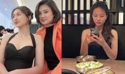 'Hoa khôi bóng chuyền' Kim Huệ đăng loạt ảnh chụp lén ái nữ, nhan sắc được dân mạng hết lời khen 