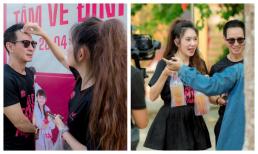 Vợ Lý Hải chăm sóc từng ly từng tí cho chồng, có hành động tử tế với nhân viên đoàn phim