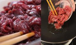 Xào thịt bò bị dai, đầu bếp chỉ bạn mẹo để miếng thịt mềm ngon, ai ăn cũng thích 