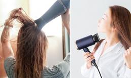 Sấy tóc có nên đặt máy sấy sát da đầu? Học cách sấy tóc đúng để tóc không bị hư tổn
