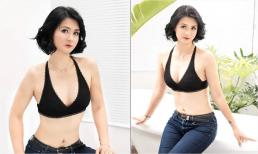 'Hoa khôi bóng chuyền' Kim Huệ tung loạt ảnh nóng bỏng với nội y, tuổi 41 mà dân tình cứ ngỡ 18