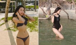 Doãn Hải My diện bikini khoe vòng eo con kiến trong kỳ nghỉ lễ, Đoàn Văn Hậu liền nói lời yêu