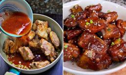 Bí quyết làm món sườn xào chua ngọt ngon bất bại mà không dùng bột để làm sánh sốt