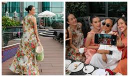 Đoan Trang họp mặt hội bạn sang chảnh, nhan sắc Á hậu Chung Vũ Thanh Uyên gây chú ý