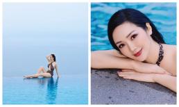 Giáng My gia nhập đường đua bikini dịp lễ với vòng một lấp ló nóng bỏng mắt