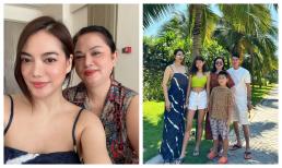 Trương Ngọc Ánh đưa mẹ ruột đi du lịch trong dịp sinh nhật, body của ái nữ giật spotlight