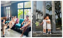 Ngày lễ của cặp song sinh nhà Hà Hồ: Lisa lần đầu thả chim phóng sinh, Leon cầm gậy dọa ba Kim và cái kết