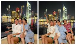 Tăng Thanh Hà ngắm pháo hoa cùng hội bạn, nhan sắc dàn mĩ nhân khi để mặt mộc thế nào?