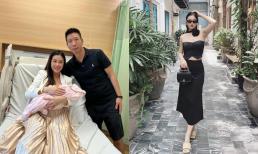 Sau 4 tháng sinh con, Á hậu Diễm Trang hiếm hoi lên đồ khoe dáng liền gây sốt vì quá thon gọn và xinh đẹp 