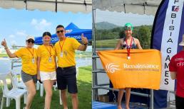 Con gái Bình Minh đạt 3 huy chương khi tham gia giải bơi lội, đã xinh xắn lại còn giỏi thể thao hết nấc