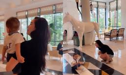 Bảo Thy khoe cảnh đưa con trai đi chơi, một hành động đầy bất ngờ của quý tử khiến mẹ cười phá lên