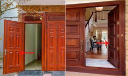 Cửa chính khi mở, đẩy vào trong hay kéo ra ngoài mới chuẩn phong thủy?