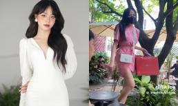 Hoa hậu Thanh Thủy bị quay lén vẫn khí chất ngời ngời nhưng khoảnh khắc 'bất ổn' mới chiếm spotlight