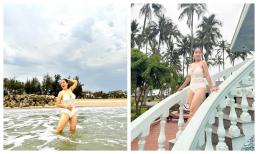 Cát Tường diện đồ tắm mát mẻ, không ngại khoe đường cong ở tuổi 45