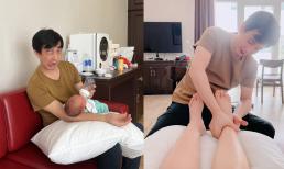 Diễn viên Diễm Hương hạnh phúc khoe được chồng U50 chăm 'từ chân đến răng' sau khi sinh con thứ hai 