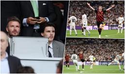 David Beckham cùng con trai Cruz đi xem trận đại chiến giữa Man City vs Real Madrid