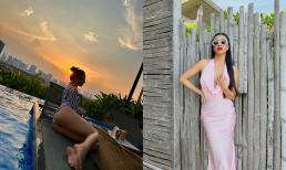 Á hậu Kim Duyên tung bộ ảnh diện đồ tắm nóng bỏng sau khi bị soi body kém thon, lại để lộ chi tiết 'bất ổn' 