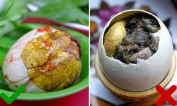 Trứng vịt lộn dùng uống bia trong mùa hè cực hợp, mẹo chọn mua trứng vịt lộn ngon, không bị già và ung