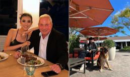 'Bản sao Lan Khuê' tích cực đăng ảnh tình tứ bên bồ tỷ phú U80, nhưng lại bị chó cưng chiếm spotlight