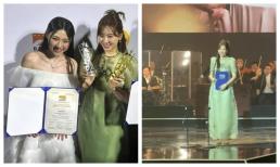 Hari Won thay Trấn Thành nhận giải thưởng lớn, nói một câu lộ tình trạng hôn nhân hiện tại