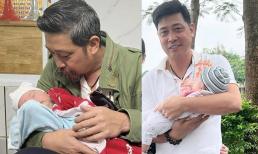 Hồ Phong tung loạt ảnh đưa cậu út đi dạo, khoảnh khắc ông bố ngoài 50 tuổi bế con gây chú ý