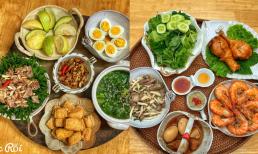 Công việc ngập đầu, mẹ đảm vẫn trổ tài nấu gần 20 mâm cơm đẹp mắt, dân mạng tấm tắc khen 