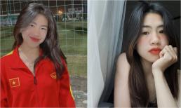 Nhan sắc 'gây thương nhớ' của tiền vệ Gen Z ghi bàn ấn định tỷ số giúp tuyển nữ Việt Nam đoạt HCV SEA Games 32