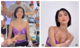 Vóc dáng thật của Ngọc Trinh qua ống kính camera thường khi diện nội y ở tuổi 34 có còn đẹp?