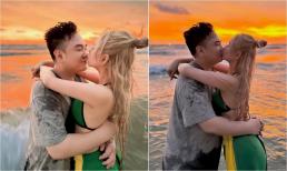 Xoài Non tung loạt ảnh diện áo tắm gợi cảm, không ngại công khai khóa môi ông xã streamer 