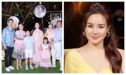 Sau thời gian dài 'mất tích', Vy Oanh có gì khác khi lần đầu xuất hiện cùng chồng con?