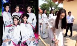 Hoa hậu Thùy Tiên ghi điểm vì hành động tinh tế trong khi các nàng Hậu khác lần lượt bị 'nhắc khéo' 