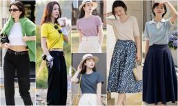 Áo phông là món đồ thoải mái nhất trong mùa hè! Trông tuyệt vời nếu kết hợp với quần jean và váy