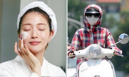 Vào mùa hè, sau khi bôi kem chống nắng có cần bịt khẩu trang, đội mũ, che ô?