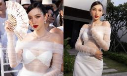 Thùy Tiên xuất hiện 'chặt chém' tại sự kiện nhưng lại gây cười khi tự chê bản thân ở điểm này 