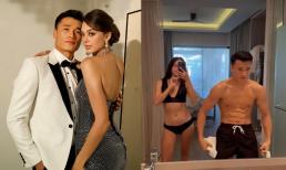 Thủ môn Bùi Tiến Dũng và vợ Tây khoe body cực phẩm trong chuyến du lịch kỷ niệm 1 năm ngày cưới