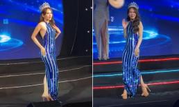 Hoa hậu Mai Phương từ chối catwalk bậc thang vì... sợ ngã