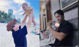 Vợ Phan Mạnh Quỳnh hiếm hoi hé lộ cận dung mạo ái nữ, chuẩn 'bản sao nhí' của ông bố nổi tiếng