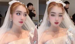 Lộ hình ảnh bạn gái Hồ Quang Hiếu diện váy cưới, có phải chuẩn bị lên xe hoa?