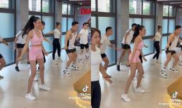 Thùy Tiên bị quay lén khi đi tập nhảy: Body đẹp siêu thực, visual sáng bừng 