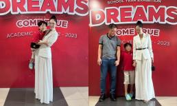 Sau 5 năm ly hôn, Dương Cẩm Lynh bất ngờ xuất hiện cùng chồng cũ, khoảnh khắc cả 2 cùng nắm tay con trai gây xúc động