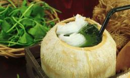 Uống nước dừa trong mùa hè kết hợp với một loại rau, vừa giải nhiệt, vừa đẹp da lại giúp giảm cân