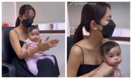 Đi chích ngừa, con gái Phạm Quỳnh Anh khiến dân mạng thích thú vì biểu cảm siêu yêu này!