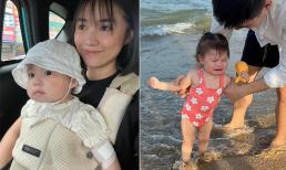 Con gái Salim diện đồ bơi nhưng lộ rõ gương mặt 'bất ổn' khiến dân mạng phì cười 