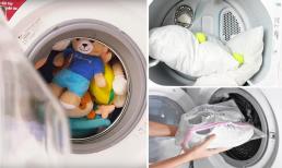 Giặt quần áo thôi chưa đủ, máy giặt còn có thể làm sạch những món đồ này trong tích tắc mà không cần vất vả