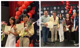 NSƯT Ngọc Huyền khoe thành tích học tập khủng của hai con, nhan sắc các nhóc tỳ gây bất ngờ