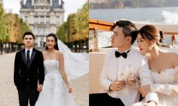 Ông xã Đỗ Mỹ Linh hiếm hoi khoe ảnh cưới bên nàng hậu, độ xứng đôi liền gây sốt 