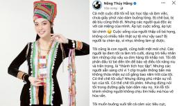 Nông Thúy Hằng bức xúc lên tiếng khi bị dè bỉu: 'Nếu hôm nay không nói ra, tôi nghĩ tôi sẽ chết'