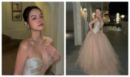 Phạm Quỳnh Anh đốt mắt với vòng một lồ lộ, một chi tiết ở bầu ngực gây tò mò