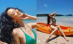 Hoa hậu Bảo Ngọc xả kho loạt ảnh diện bikini 2 mảnh cực nóng bỏng, sắc vóc ngày càng đáng gờm 