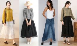 Không chỉ giày cao gót, đây là loại giày luôn sẵn lòng kết thân với chân váy dài mà vẫn đúng chất mùa hè